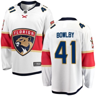 Youth Henry Bowlby Florida Panthers Fanatics Branded Away Jersey - Breakaway White