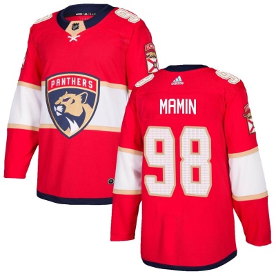 Youth Maxim Mamin Florida Panthers Adidas Home Jersey - Authentic Red