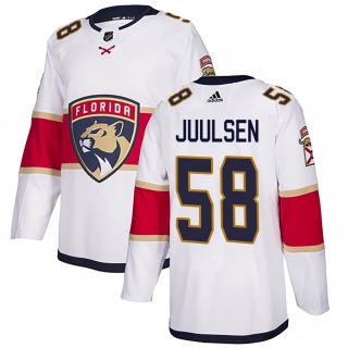 Youth Noah Juulsen Florida Panthers Adidas Away Jersey - Authentic White