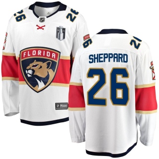 Youth Ray Sheppard Florida Panthers Fanatics Branded Away 2023 Stanley Cup Final Jersey - Breakaway White