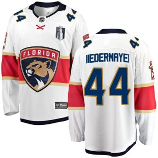Youth Rob Niedermayer Florida Panthers Fanatics Branded Away 2023 Stanley Cup Final Jersey - Breakaway White